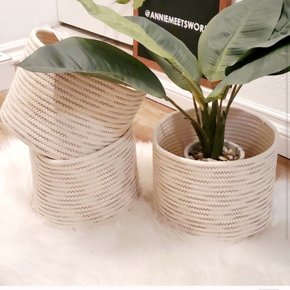 Everyday living Bundle of 3 baskets
